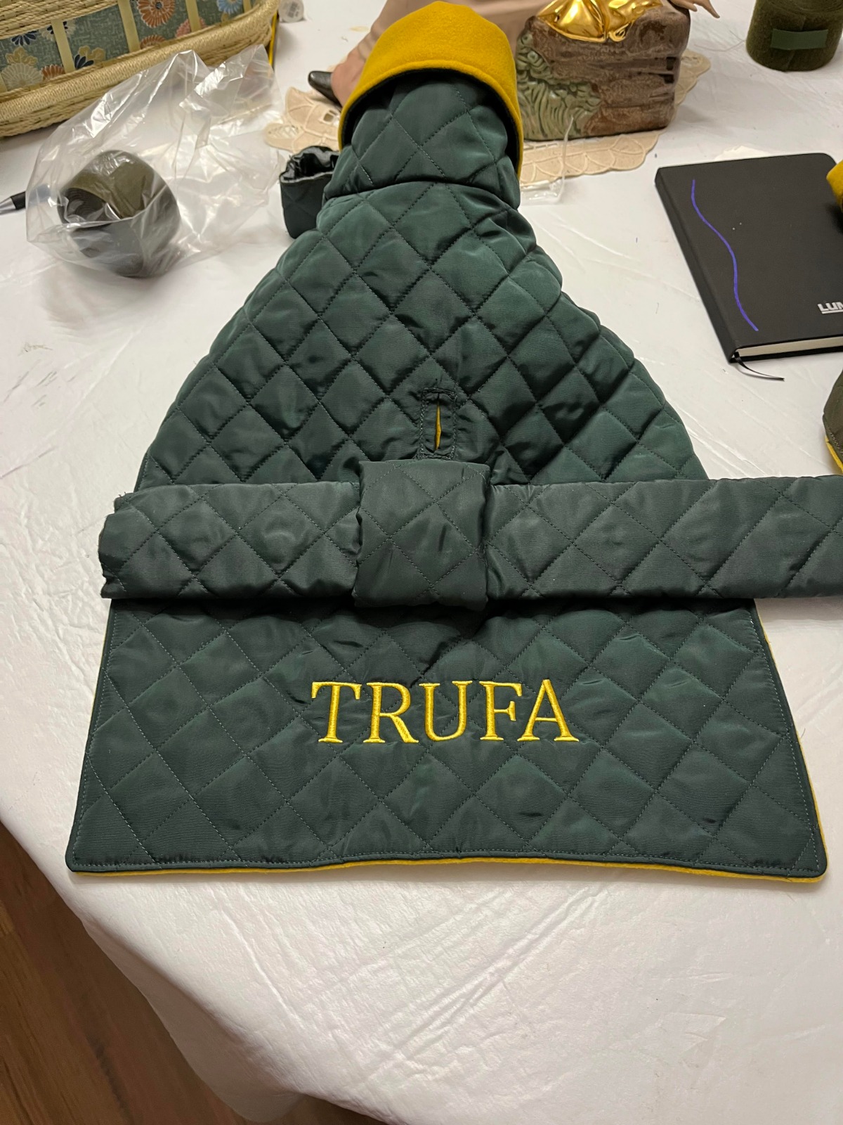 Luxury Blue waterproof dog coat